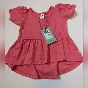 Little and lively 6-12 months peplum shirt